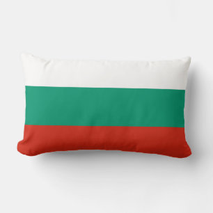 Bulgaria Flag Lumbar Cushion