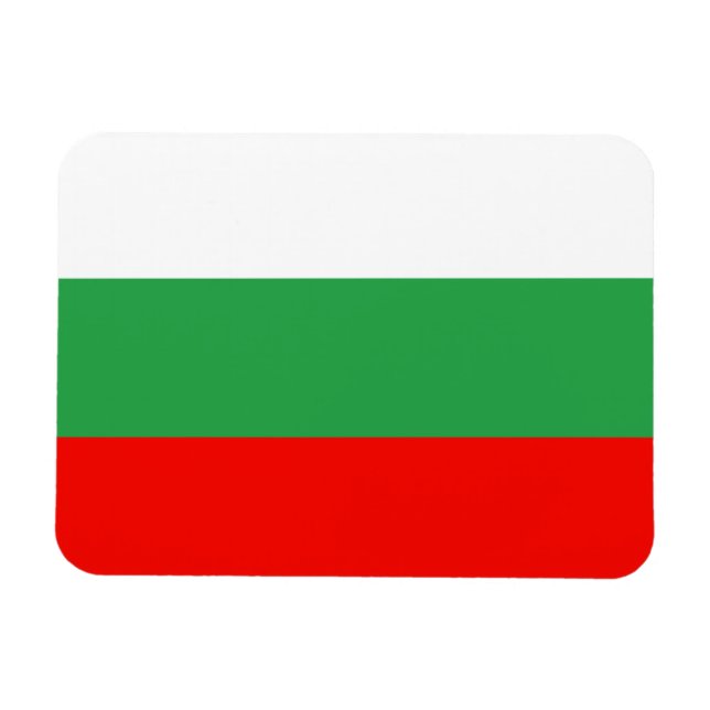 Bulgaria Flag Magnet (Horizontal)