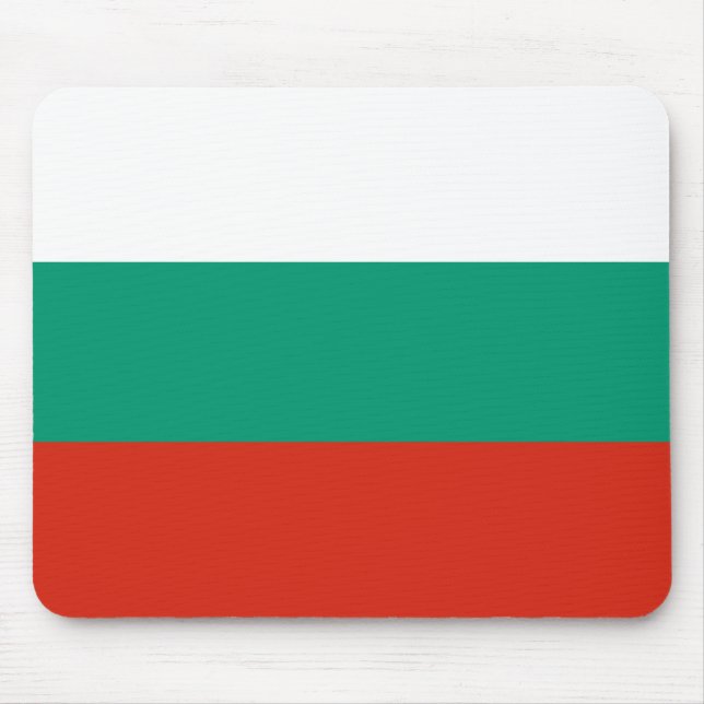 Bulgaria Flag Mouse Pad (Front)