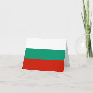 Bulgaria flag note card
