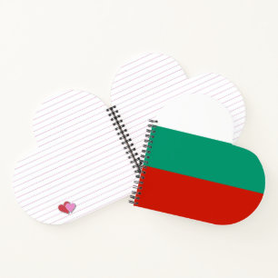 Bulgaria flag notebook