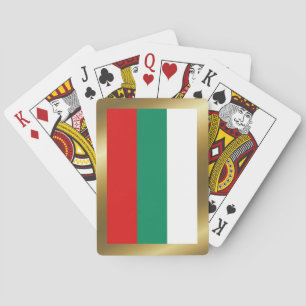 Bulgaria Flag Playing Cards