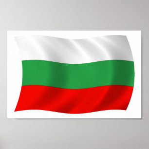 Bulgaria Flag Poster Print