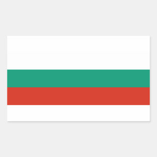 Bulgaria Flag Rectangular Sticker