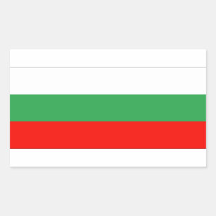 Bulgaria Flag Rectangular Sticker