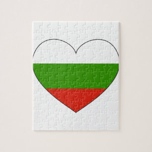 Bulgaria Flag Simple Jigsaw Puzzle