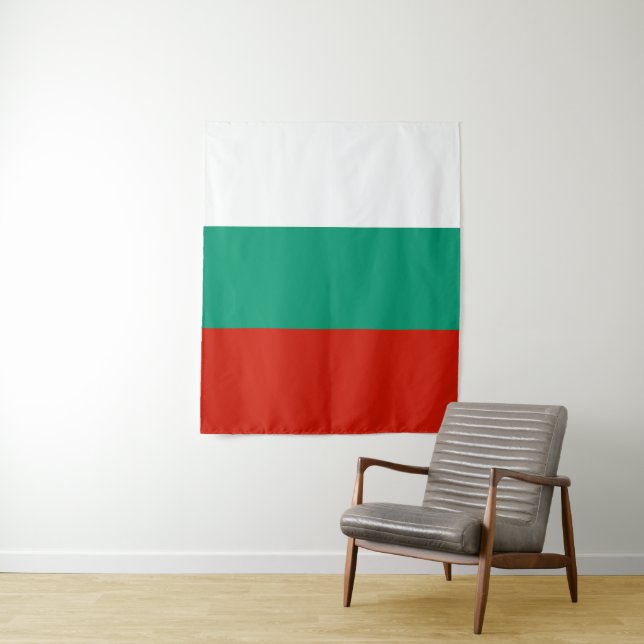 Bulgaria flag tapestry (In Situ)