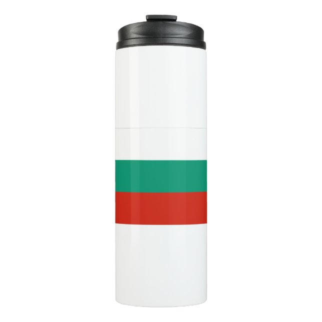 Bulgaria Flag Thermal Tumbler (Front)
