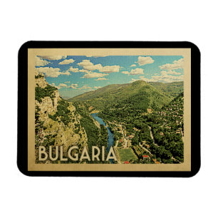 Bulgaria Germany Vintage Travel Magnet