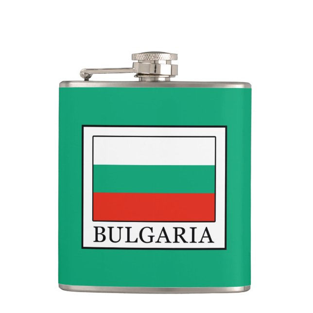 Bulgaria Hip Flask (Front)