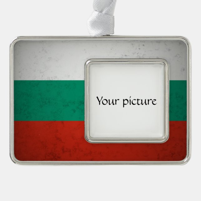 Bulgaria Silver Plated Framed Ornament (Front)