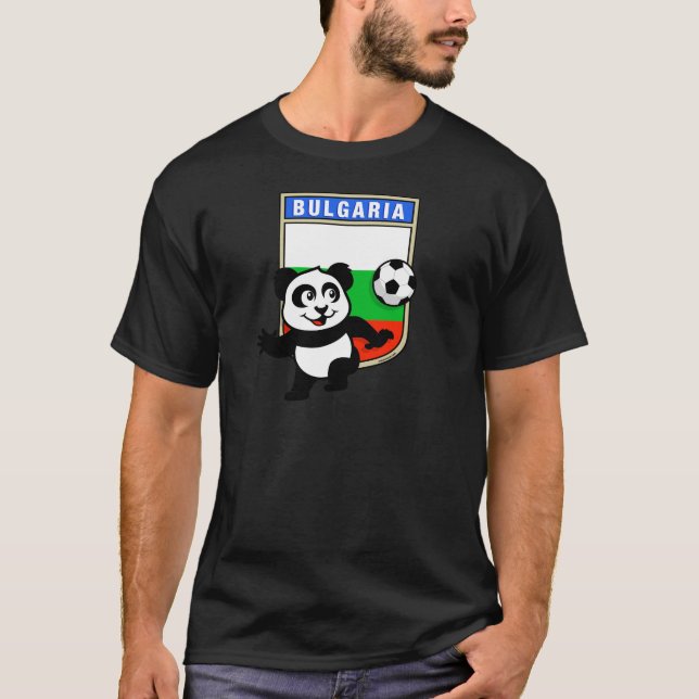 Bulgaria Soccer Panda T-Shirt (Front)