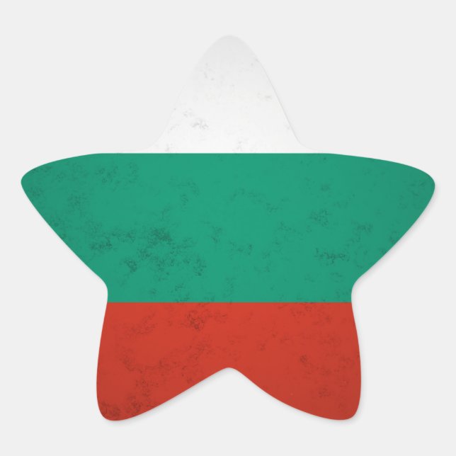Bulgaria Star Sticker (Front)