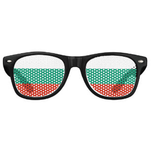 Bulgaria Sunglasses, Party Shades, Bulgarian flag Retro Sunglasses