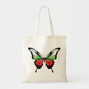 Bulgaria Swallowtail Butterfly Flag Sticker Tote Bag