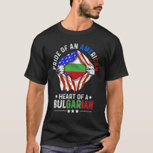 Bulgarian American America Pride Foreign Bulgaria  T-Shirt