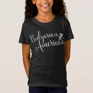 Bulgarian American Entwinted Hearts T-Shirt
