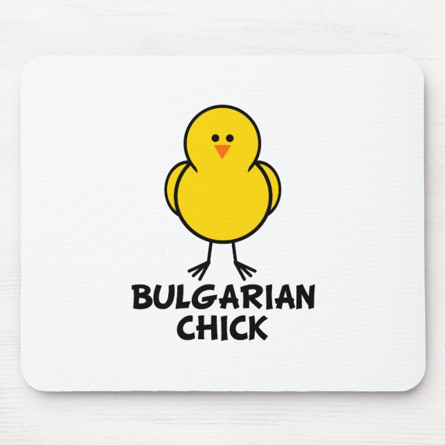 Bulgarian Chick Mouse Pad (Front)