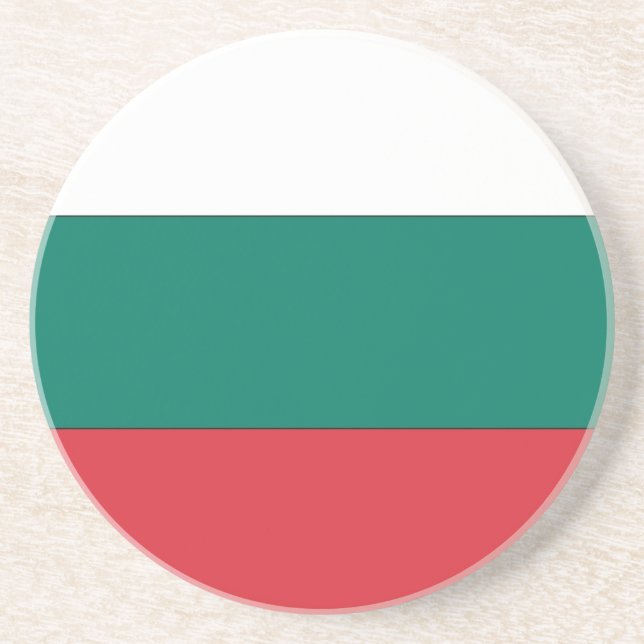 Bulgarian Flag Coaster (Front)