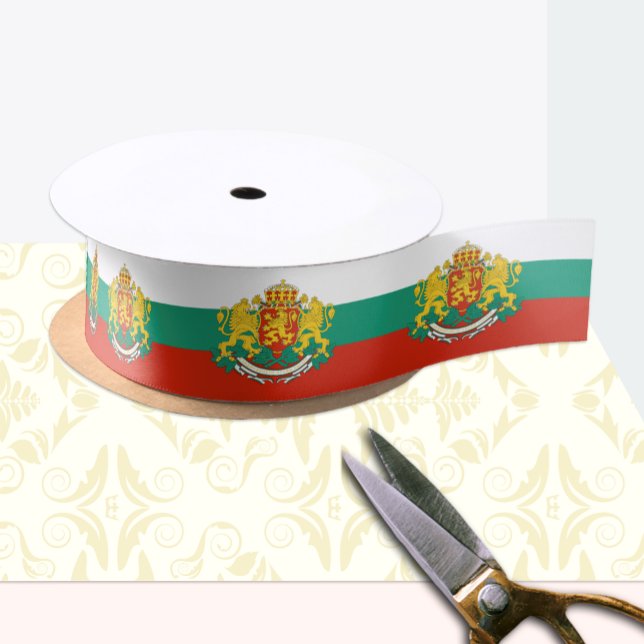 Bulgarian flag colours ribbon, Bulgaria /sports Satin Ribbon (Creator Uploaded)