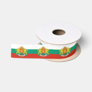 Bulgarian flag colours ribbon, Bulgaria /sports Satin Ribbon