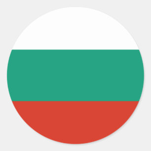 Bulgarian Flag, Flag of Bulgaria Classic Round Sticker