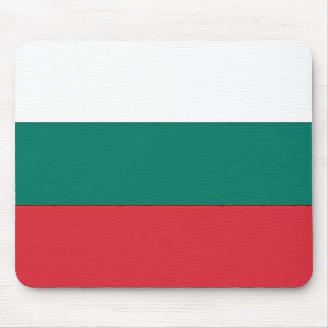 Bulgarian Flag Mouse Pad (Front)