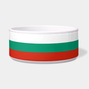 Bulgarian Flag Pet Bowl