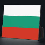 Bulgarian Flag Plaque<br><div class="desc">Add a touch of Bulgarian pride to your decor with our exclusive plaque featuring the flag of Bulgaria! Crafted with meticulous attention to detail, this plaque is more than just a decorative item; it’s a celebration of Bulgaria’s rich heritage and cultural significance. The vibrant design prominently displays the iconic Bulgarian...</div>