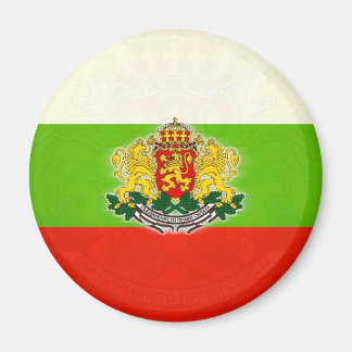 Bulgarian Flag with Coat of Arms Magnet