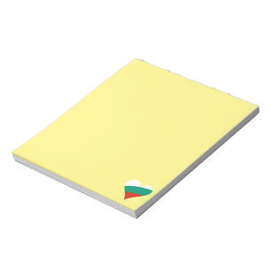 Bulgarian heart notepad