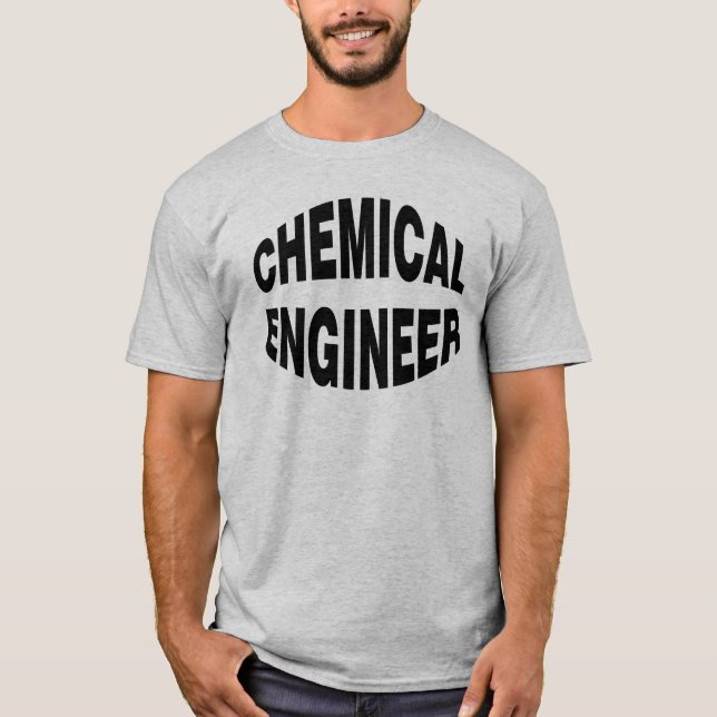 Bulging Chemical Engineer T-Shirt (Front)