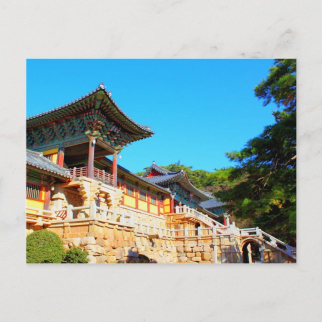 bulguksa temple postcard (Front)