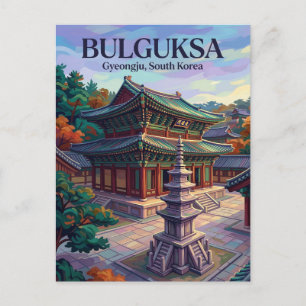 Bulguksa Temple South Korea Postcard