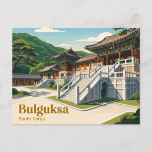 Bulguksa Temple South Korea Postcard