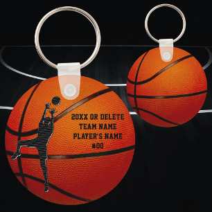 BULK Cheap Personalised Basketball Keychains Kids