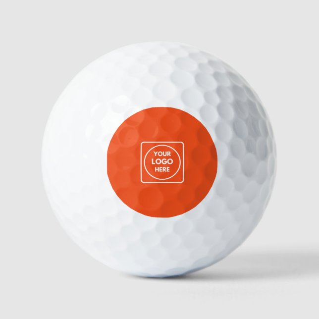 Bulk Custom Logo Business Promotion Golf Balls (Front)