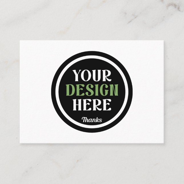 Bulk Custom Logo Company Employee Appreciation  Calling Card (Front)