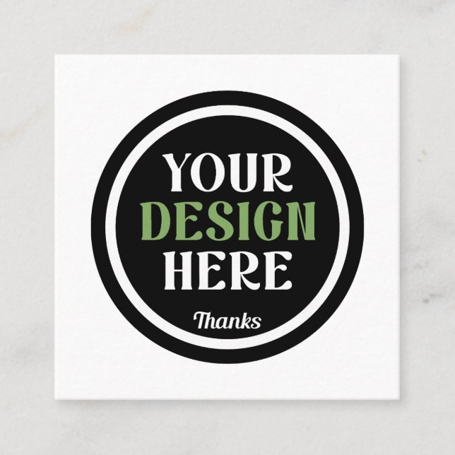 Bulk Custom Logo Company Employee Appreciation  Calling Card (Front)