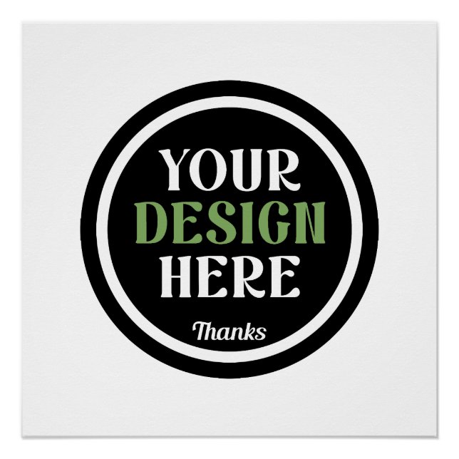 Bulk Custom Logo Company Employee Appreciation  Poster (Front)