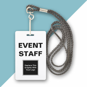 Bulk Event Staff ID Two Side Design ID Badge