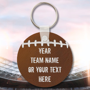 Bulk Football Keychains PERSONALIZED for Your Team