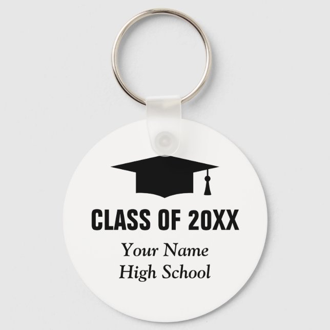 Bulk gifts for students Graduation class keychains (Front)