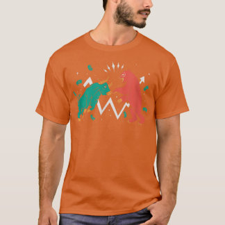 Bull And Bear Fight T-Shirt
