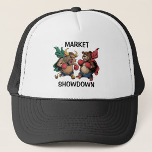 Bull and Bear Personalized Trucker Hat