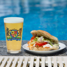 Bull and Boar Rampant BBQ Coat of Arms