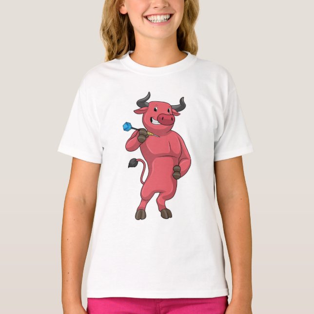 Bull at Darts with Dart T-Shirt (Front)