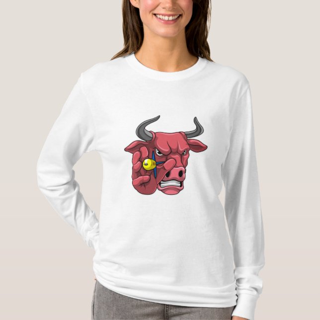 Bull at Darts with Dart T-Shirt (Front)