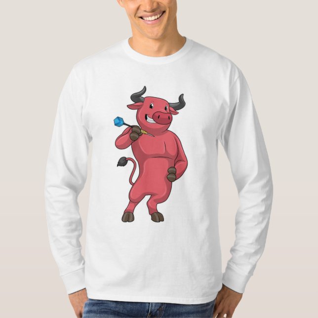 Bull at Darts with Dart T-Shirt (Front)