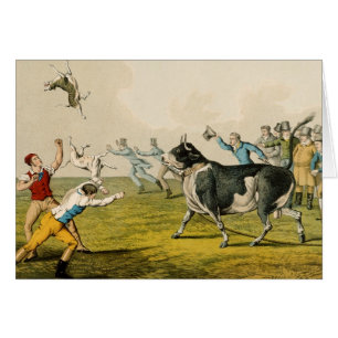 'Bull Baiting', pub. by Thomas McLean, 1820, (prin